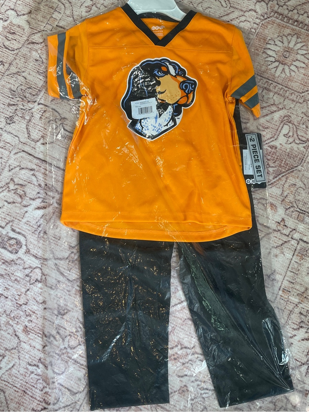 Tennessee Volunteers Two-Piece Red Zone Jersey Pants Set Vols Kids 5/6